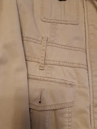 Chaqueta Abercrombie & Fitch Mujer Beige