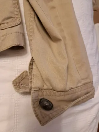 Chaqueta Abercrombie & Fitch Mujer Beige