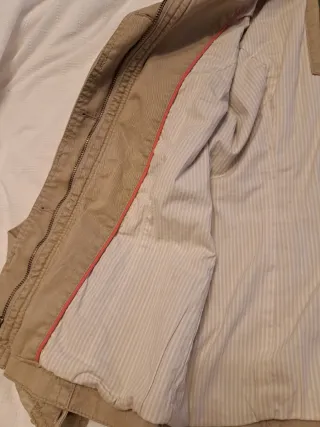 Chaqueta Abercrombie & Fitch Mujer Beige