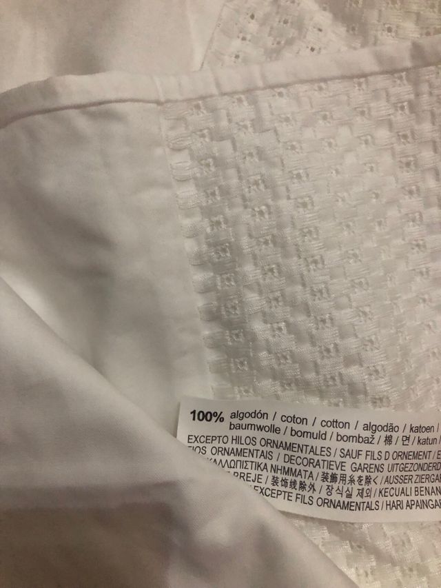 Fundas de almohada Zara Home Algodón Percale