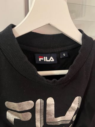 Camiseta Fila Negra manga corta