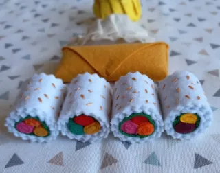 Set de comida japonesa de juguete