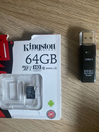 Tarjeta MicroSD Kingston 64GB