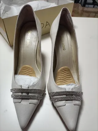 Zapatos tacón para boda/ceremonia, talla 39