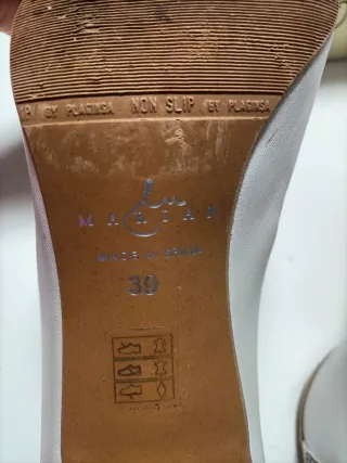 Zapatos tacón para boda/ceremonia, talla 39