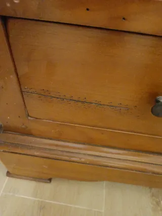 Mueble recibidor de madera