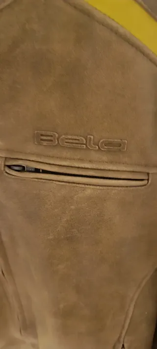 Bela Night Hawk Giacca da moto in pelle marrone