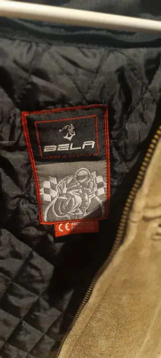 Bela Night Hawk Giacca da moto in pelle marrone