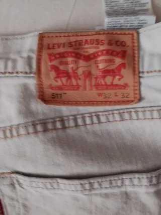 Pantalón Levi's gris claro hombre 511 W32 L32