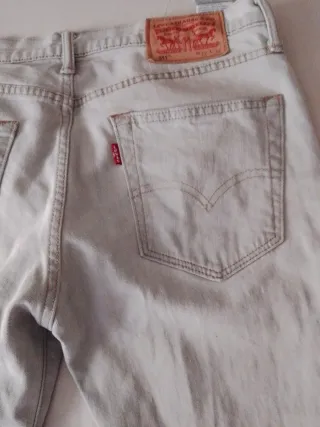 Pantalón Levi's gris claro hombre 511 W32 L32