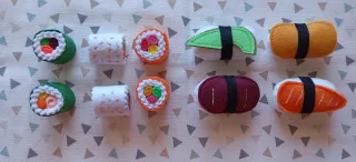 Set comida japonesa de juguete