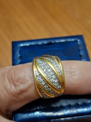 Gran Anillo Oro y Diamantes