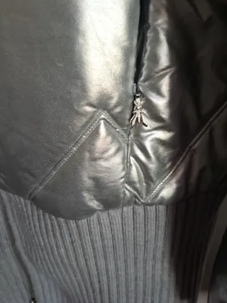 Chaqueta/Pufer/Bomber Plateada