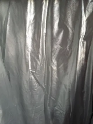 Chaqueta/Pufer/Bomber Plateada