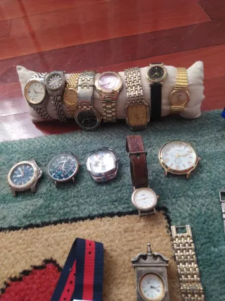 Reloj Lotus Plata y Marrón