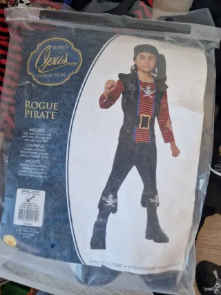 Disfraz Pirata Rogue Niño Talla S (3-4 años)