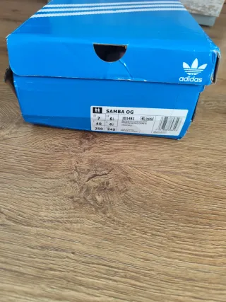 Botines Adidas Samba Marrones y Blancos