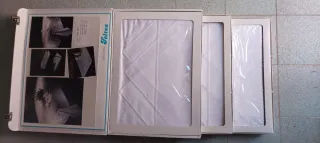 Coordinato tavola in tessuto bianco