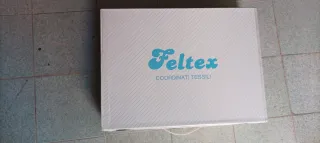 Coordinato tavola in tessuto bianco