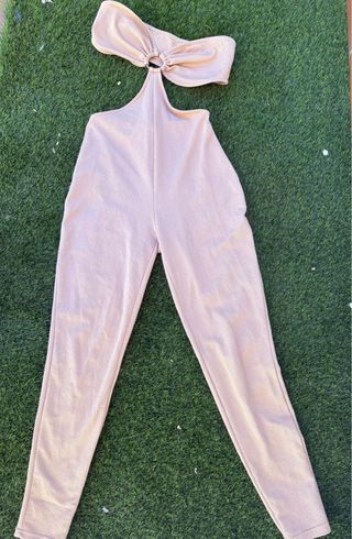 Mono Cut-Out Nude/Camel Estilizado