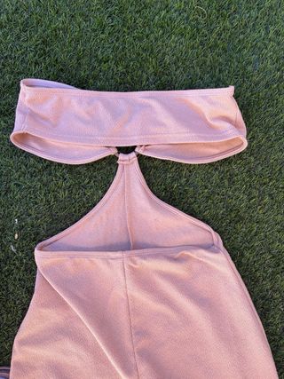 Mono Cut-Out Nude/Camel Estilizado