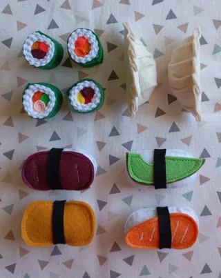 Set de comida japonesa de juguete