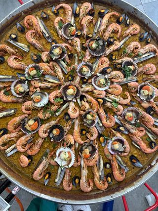 Paellas para grupos a domicilio