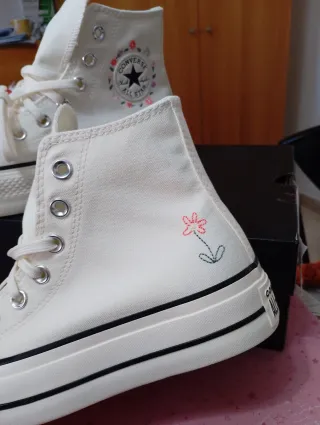 Converse ricamate Tg 36