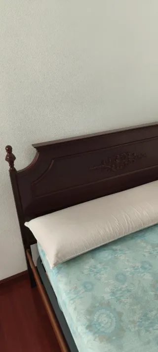 Cama Matrimonio Madera Maciza 130x180