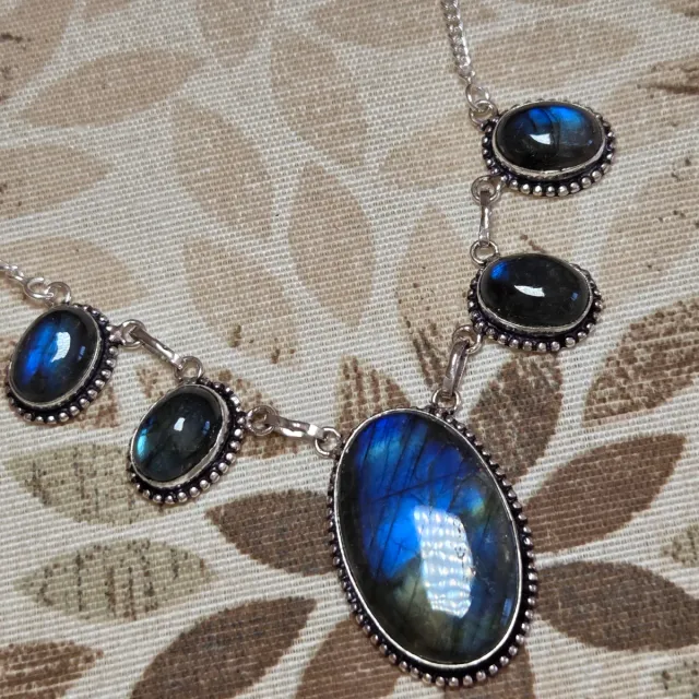 Collar Plata 925 Labradorita