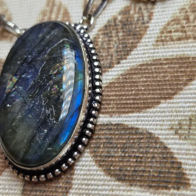 Collar Plata 925 Labradorita