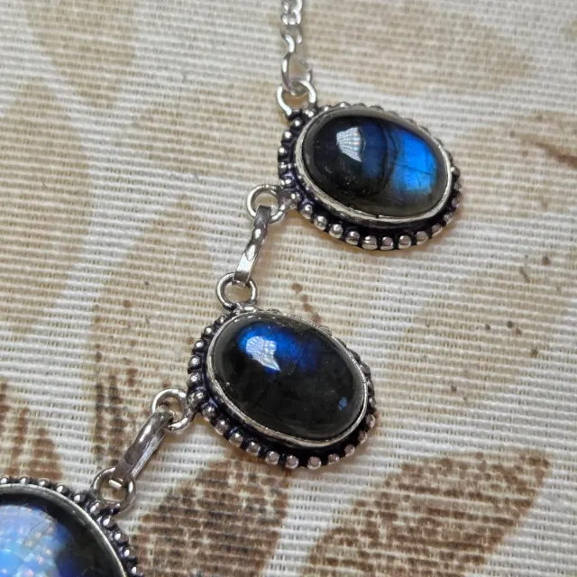 Collar Plata 925 Labradorita