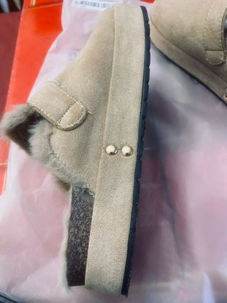 Ciabatte moda con pelliccia