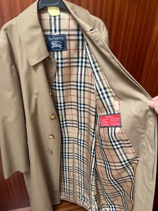 Gabardina Burberrys Hombre Beige