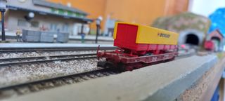 Vagón RENFE de góndola. Escala N de Roco