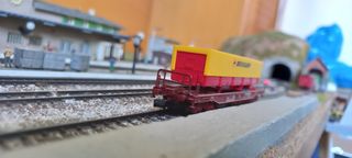 Vagón RENFE de góndola. Escala N de Roco