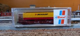 Vagón RENFE de góndola. Escala N de Roco