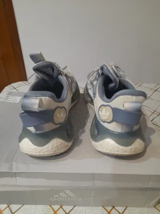 Zapatillas Adidas Mujer Talla 40 Azul/Blanco