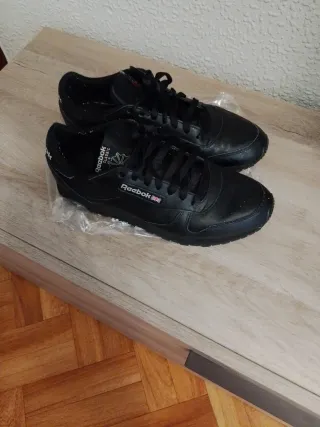 Zapatillas Reebok Classic Hombre Negras Talla 43