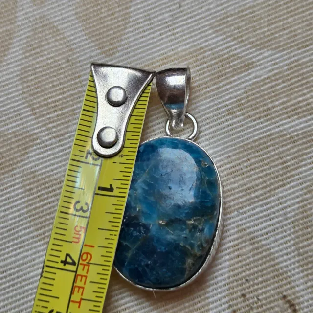 Colgante Plata 925 con Apatito Azul