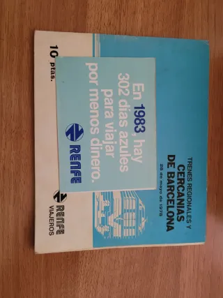 Plano Guía de Barcelona antigua