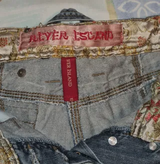 Pantalón Capri Cargo Vaquero Vintage River Island