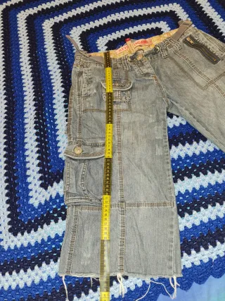 Pantalón Capri Cargo Vaquero Vintage River Island