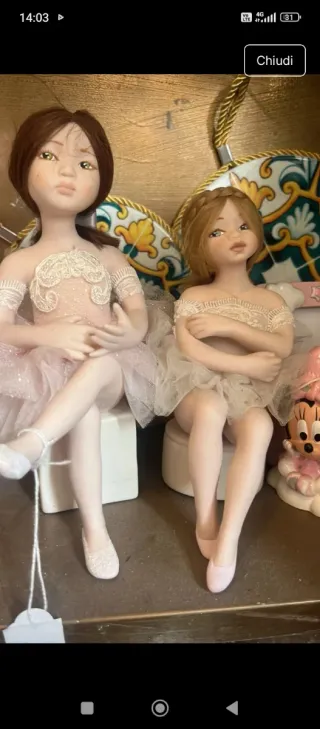 Bambole ballerine Capodimonte