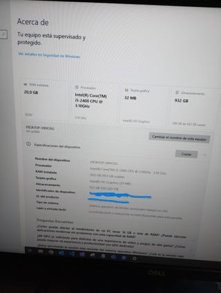 Ordenador HP RP-5800 Negro/Plata