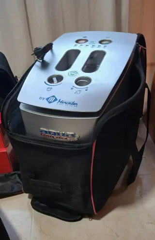 Estación de vapor Mercedes con accesorios