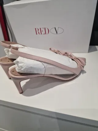 Zapatos Valentino Rosa Tacón Alto