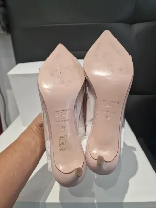 Zapatos Valentino Rosa Tacón Alto