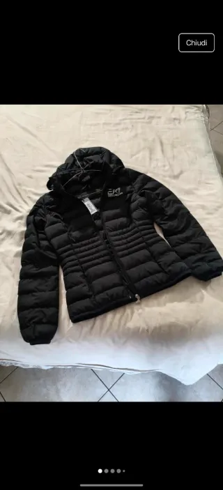 Piumino Emporio Armani donna nero