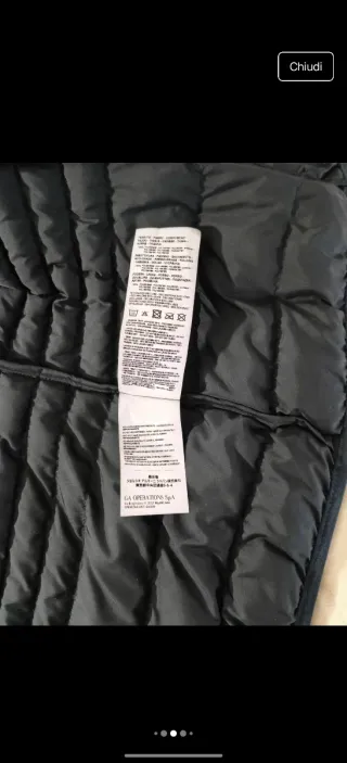 Piumino Emporio Armani donna nero